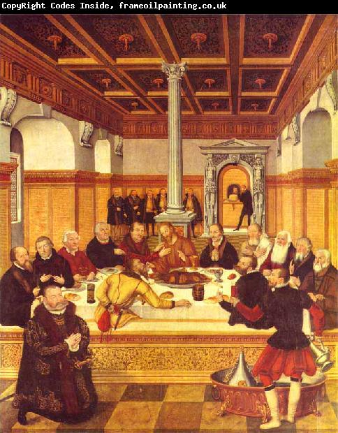 Lucas Cranach the Younger Last Supper